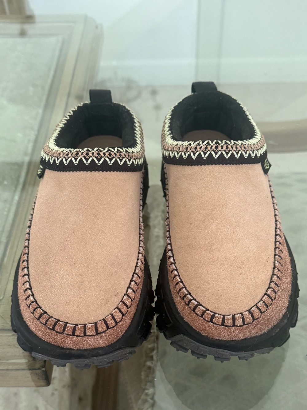 UGG VENTURE DAYS Clog Mule Sand/Black size 7 🤎🖤 - Picture 3 of 11